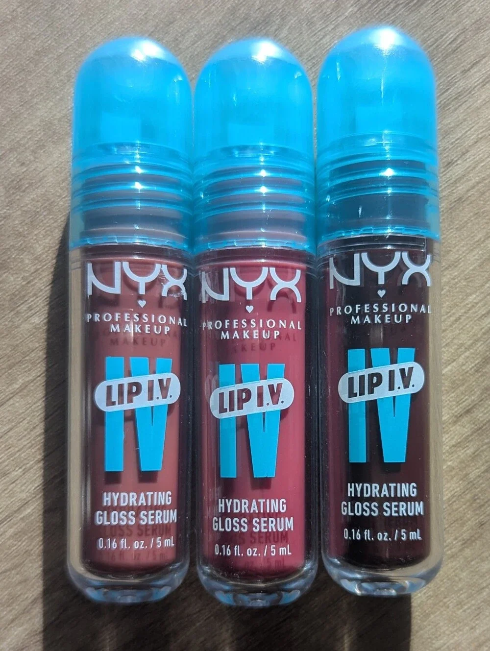 NYX Lip IV Hydrating Gloss Serum Trio